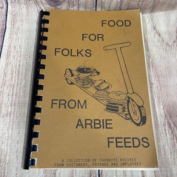 Vintage Cookbook Arbie Feeds Food For Folks Midwest Recipes Iowa - Picture 1 of 5